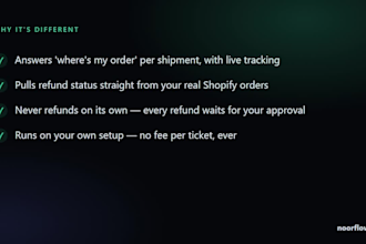 build a shopify order and refund ai agent