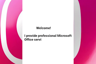 do expert microsoft office, word, and excel data entry task