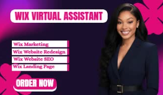 be your wix VA, wix website design and redesign and virtual assistant expert