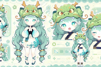 create custom chibi live2d vtuber model fully rigged for vtube studio