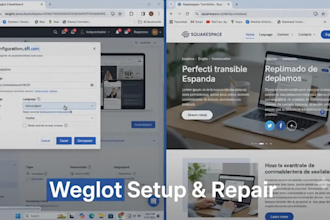 fix squarespace translated website, weglot, language switcher and SEO fix issues