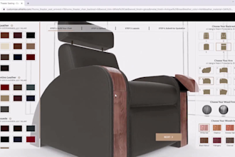 design 3d furnifure product 3d model for sofa, 3d configuration sofa, glb, webgl