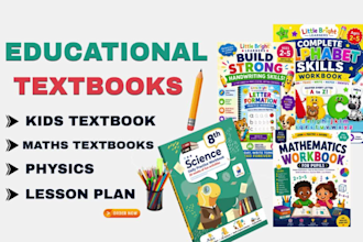 design educational workbook learning materials create kids workbook worksheet