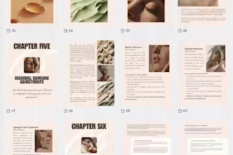 design cosmetic skincare canva ebook guide workbook lead magnet