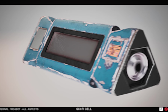 create detailed hard surface 3d models and textures