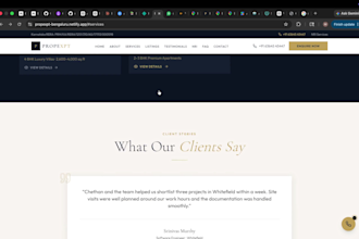 develop a responsive react website