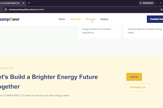 build a responsive modern website for your business