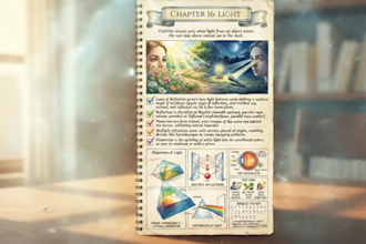 create aesthetic visual study notes and infographic summaries for any subject