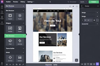 create a elementor design website help of wordpress