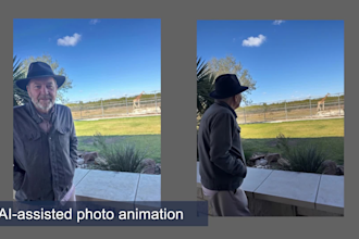 animate memorial photos for funeral slideshows