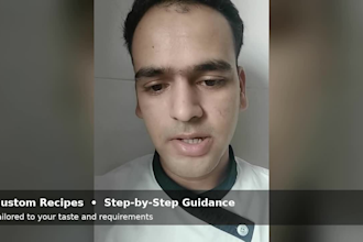 write professional food recipes and cooking content