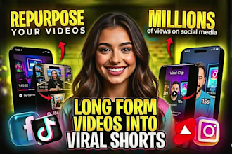 repurpose your long youtube podcast into viral shorts with alex hormozi caption
