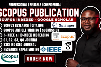 write and publish article on scopus q1, q2, q3, q4, sci, ssci indexed journal