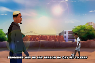 create cartoon music video, 2d hand drawn, traditional animation