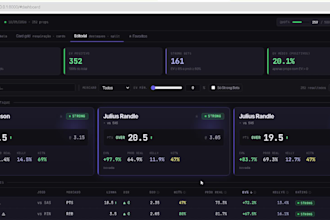 build a python data analytics dashboard for your business or sports data