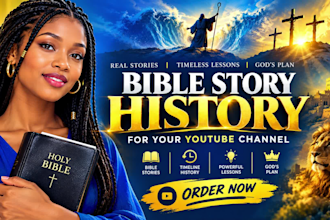 create ai bible story history for your youtube channel