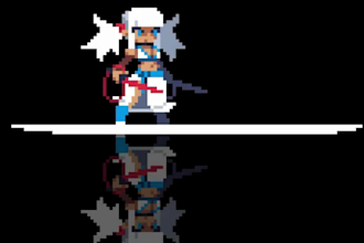 do pixel art character, sprite sheet, pixel art animation, 8bit for your game