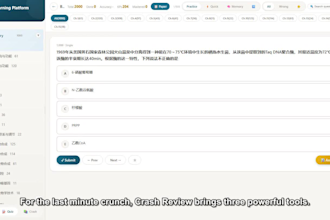 build a medical study platform web app with quizzes and flashcards