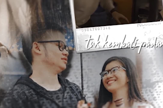 3d and 2d motion graphics lyric video