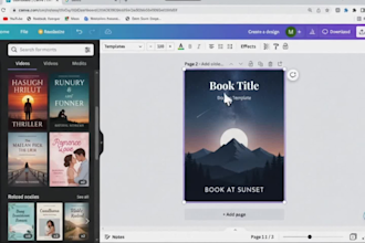 design a professional book cover