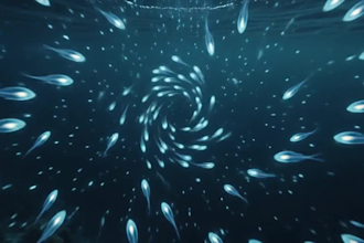 create a hyperrealistic 3d rotating logo animation or intro reveal