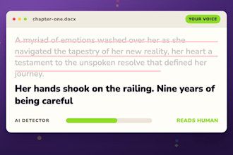 humanize and edit your ai generated book or manuscript