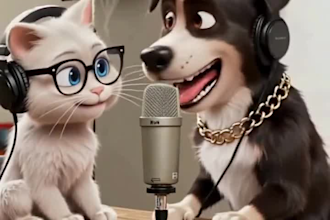 create ai talking dog and animals videos with realistic lip sync