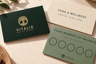 design a custom logo and brand identity for yoga and wellness