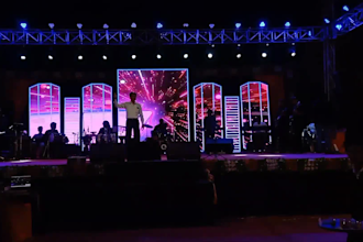 design custom vj loops led wall visuals and projection mapping animation