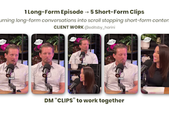 repurpose youtube podcast into viral 5to10 short clips