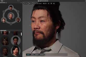 3d realistic game character metahuman character modeling fortnite character ue5