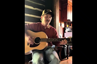 be americana country singer, male vocalist gritty acoustic guitar and songwriter