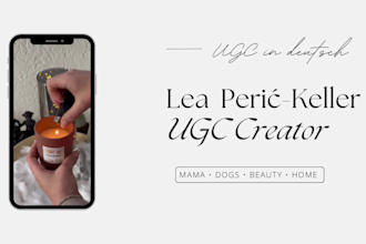 create german ugc videos with dogs or cats