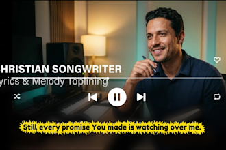 be your christian songwriter singer gospel lyricist, lyric writer urban gospel