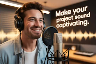 deliver warm calm soothing male voice over romantic narration emotional stories