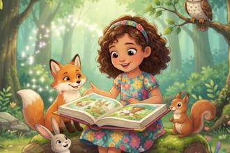 draw cute kids children book illustration design