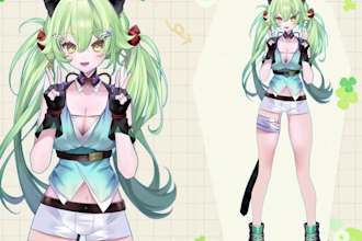 design and rig live2d model, vtuber rigging, live2d vtuber model, rigging