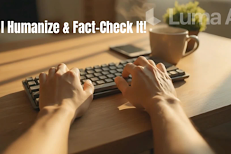 humanize ai content, rewrite, and factcheck chatgpt text