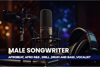 do  sing your afrobeat afro rnb drill or drum and bass song