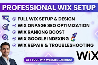 wix setup, wix onpage seo, wix ranking boost, wix google indexing wix repair