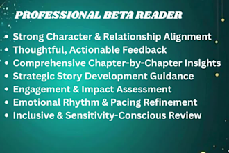 beta read your poetry, fantasy and give inline feedback