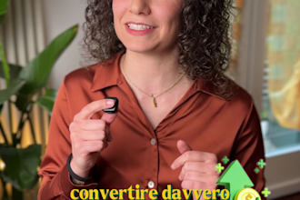create curly hair care, fitness and pet ugc videos in italian