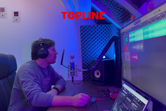 record a topline vocal melody for your instrumental
