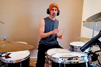 record a fantastic professional acoustic drum track for you