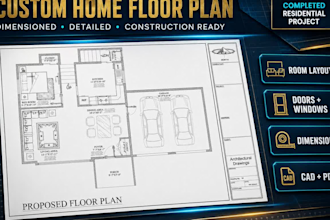 create complete permit drawings for new homes and residential projects