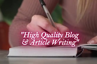professional article and blog writing in english and urdu