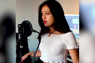 be your female pro latin spanish singer reggaetion, pop jazz bass making vocals