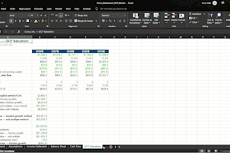 build a professional 3 statement, dcf, or lbo financial model in excel