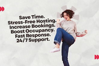 be your airbnb virtual assistant for property management and guest support