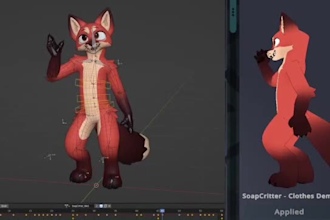 fix, edit, port and pro rig vrchat model, vroid vrm, warudo, koikatsu, fursona
